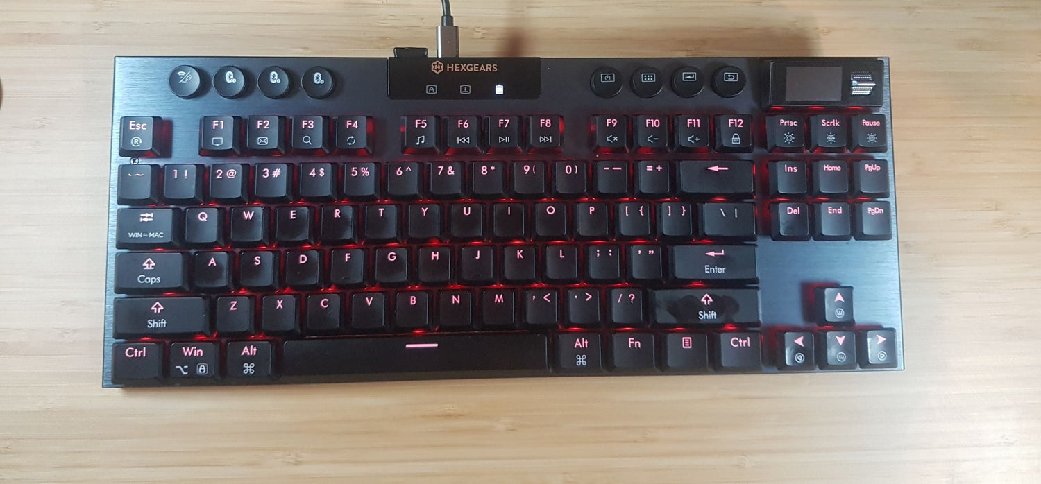 Hexgears Immersion A3 TKL review featuring a sleek gaming keyboard with customizable lighting and responsive keys