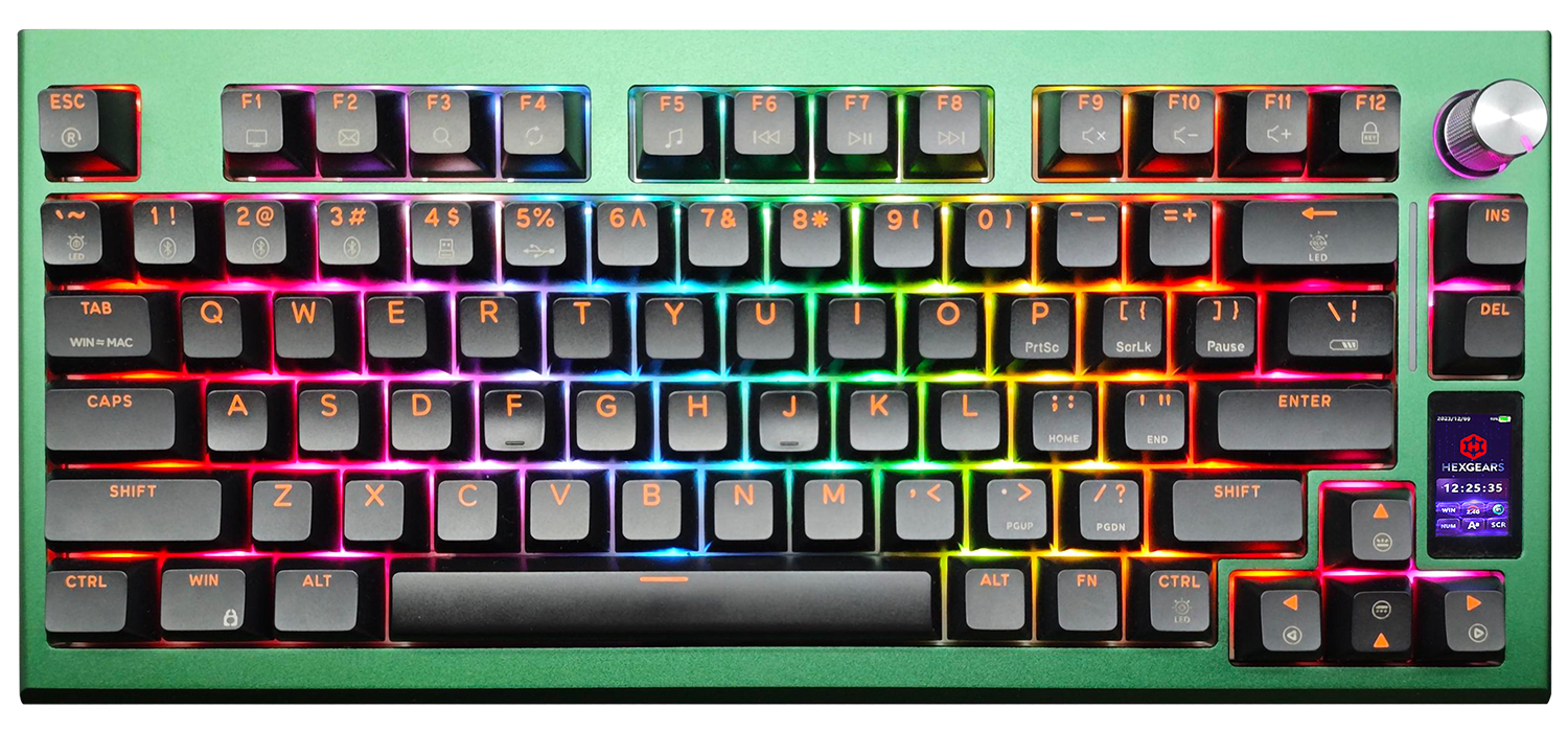 Close-up of an RGB mechanical keyboard highlighting its vibrant colors and customizable lighting features, showcasing RGB mechanical keyboard benefits