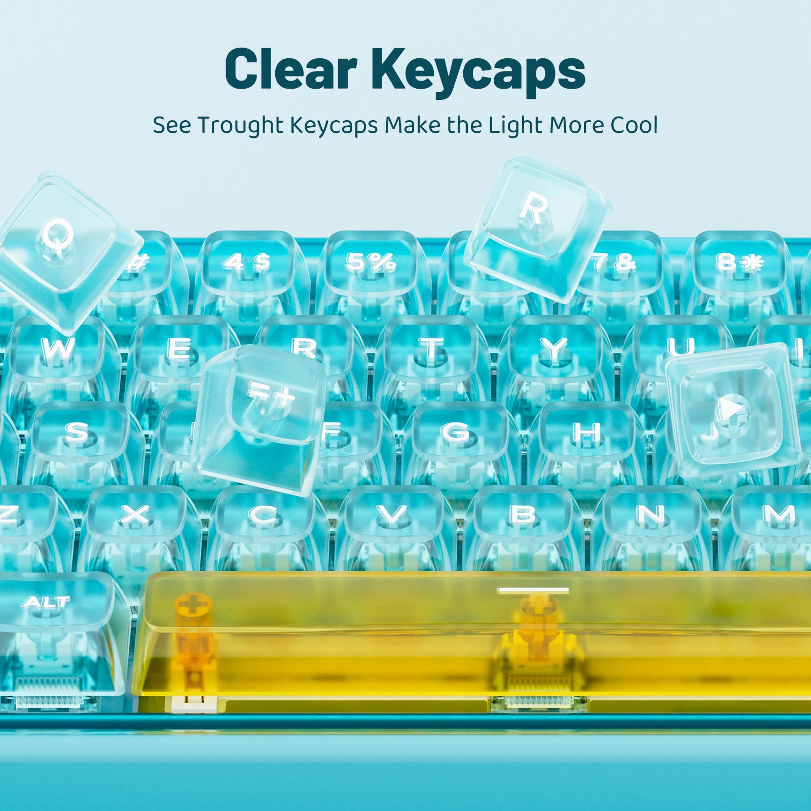 Hexgears X Einperr Base68 Mechanical Keyboard - RGB Backlit - 2.4GHz/USB-C/BT5.0 - DIY Your Own Casing at Home