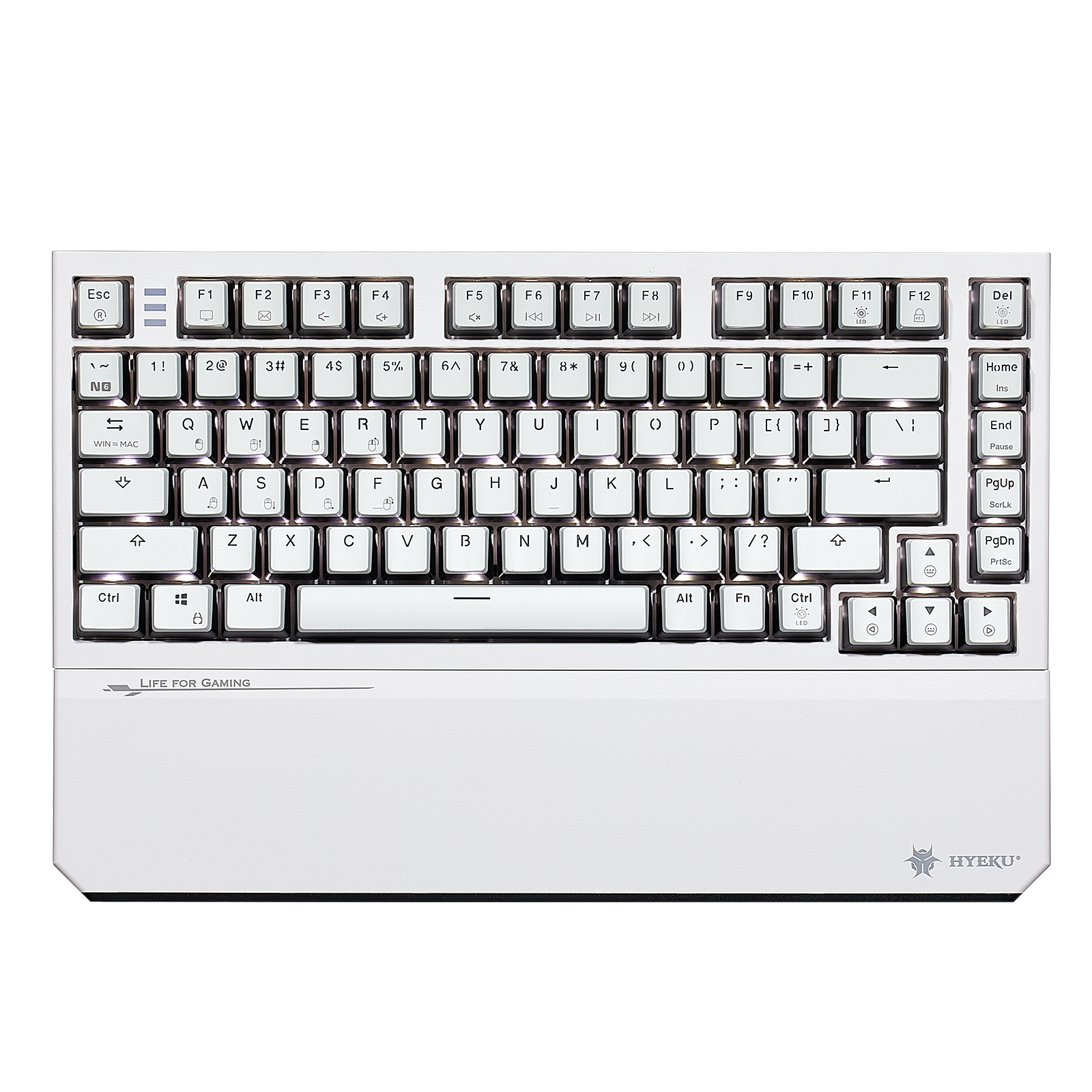 PowerBlade X2 82Keys Gaming Mechanical Keyboard With Wrist Rest PowerBlade X2 82Keys Gaming Mechanical Keyboard With Wrist Rest