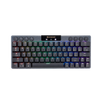 Hexgears Immersion A1 63 Keys Ultra-Slim Low-Profile Mechanical, 2.4G Wireless/Bluetooth/USB Wired Mechanical Keyboard with RGB Backlit Compatible