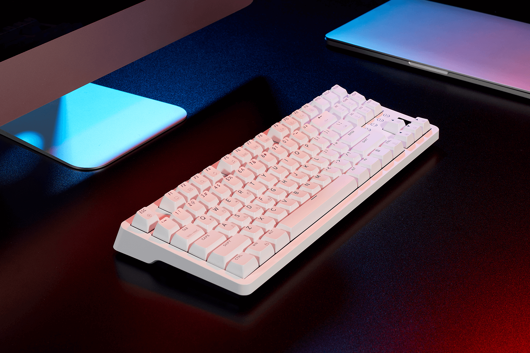 CloudStrike_Y3_TKL_Wireless_RGB_Mechanical_Keyboard_On_Desk