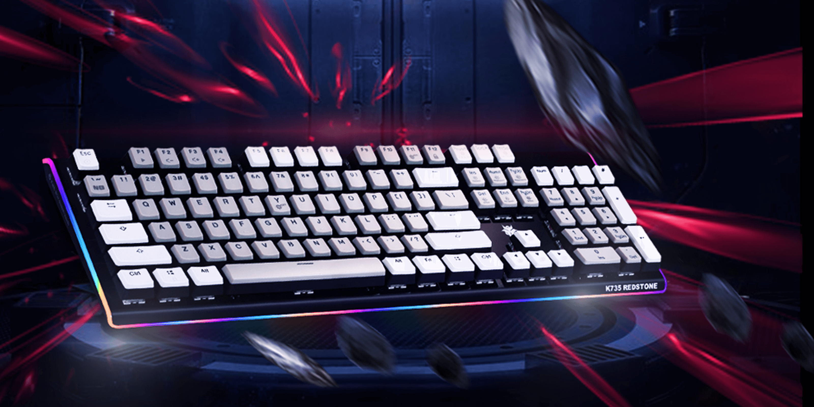 DeathStrike_GK735_Redstone_Wired_Mechanical_Gaming_Keyboard_Banner