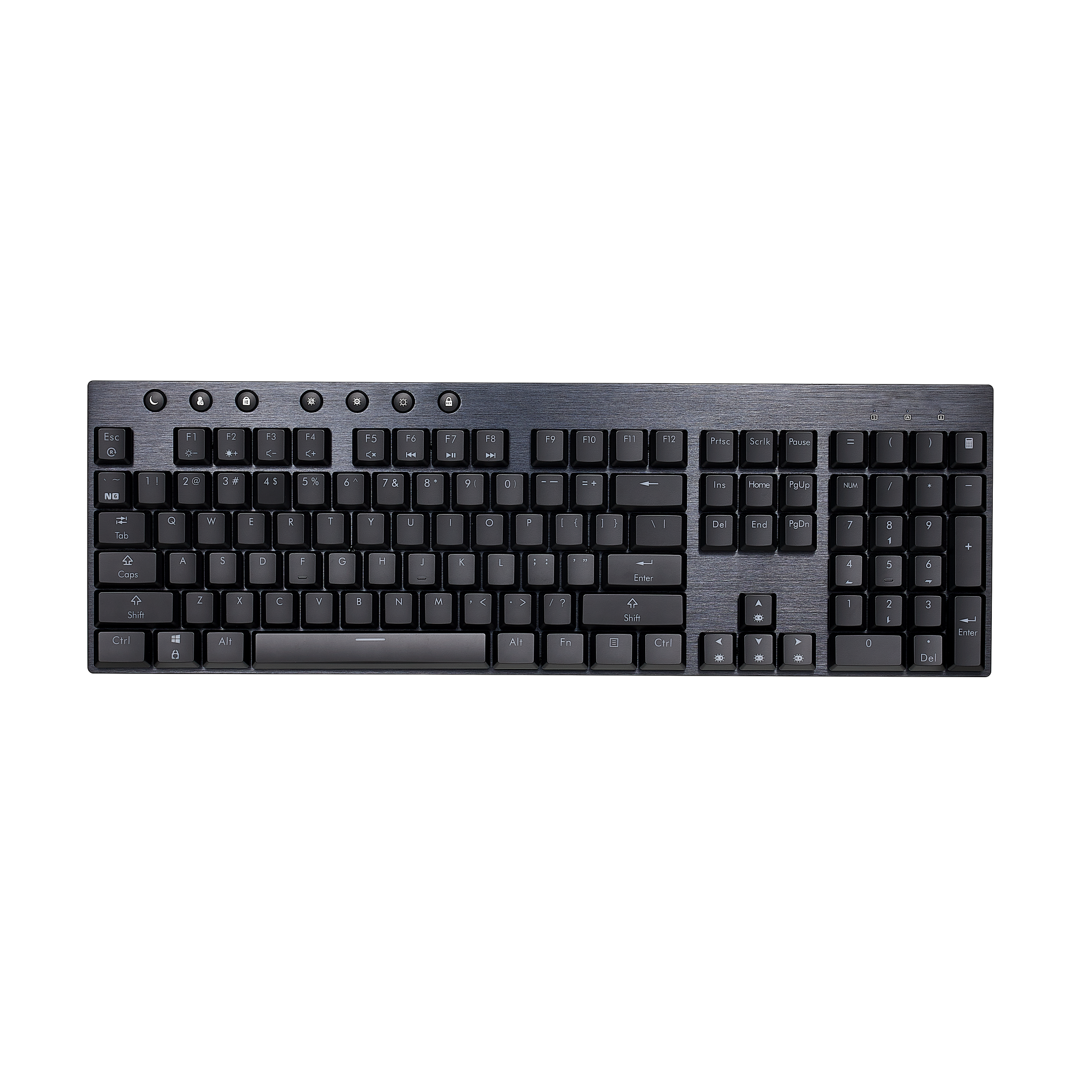 Hexgears Hexgears GK1707 Mechanical Keyboard - 108 Keys Low Profile Gaming Keyboard - RGB Backlit - Clicky