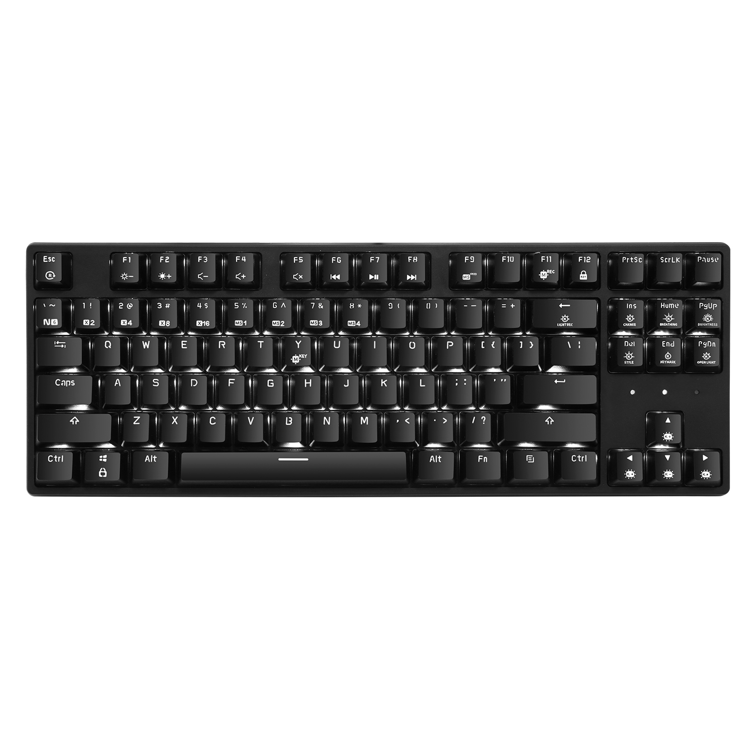 DeathStrikeGK707WiredTKLBlueBacklightMechanicalGamingKeyboard