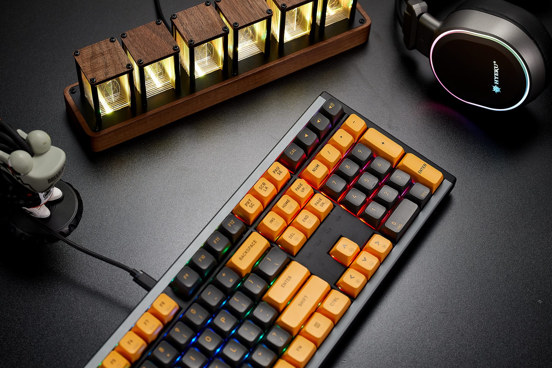 ShadowKey I5 Full Size Wired Keyboard RGB Light