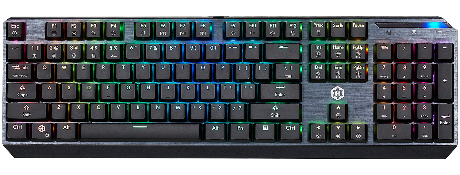 Immersion A5 Tri-Mode Low-Profile RGB 104-Keys Keyboard Hot Spots