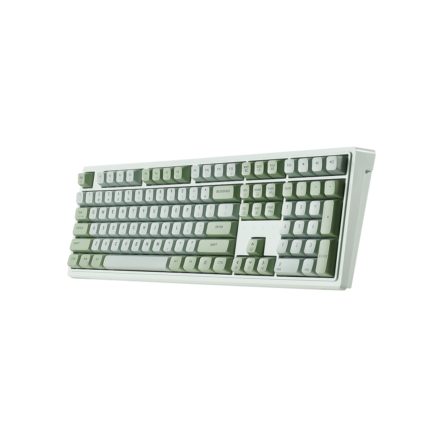 Purple Rain M5 Wired Full-Size Mechanical Creamy Keyboard, Hot-Swappable-Green Color-2