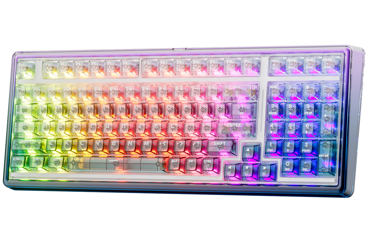 Hexgears X Ainbell Base99 Mechanical Keyboard - 99-Key RGB Backlit Hot