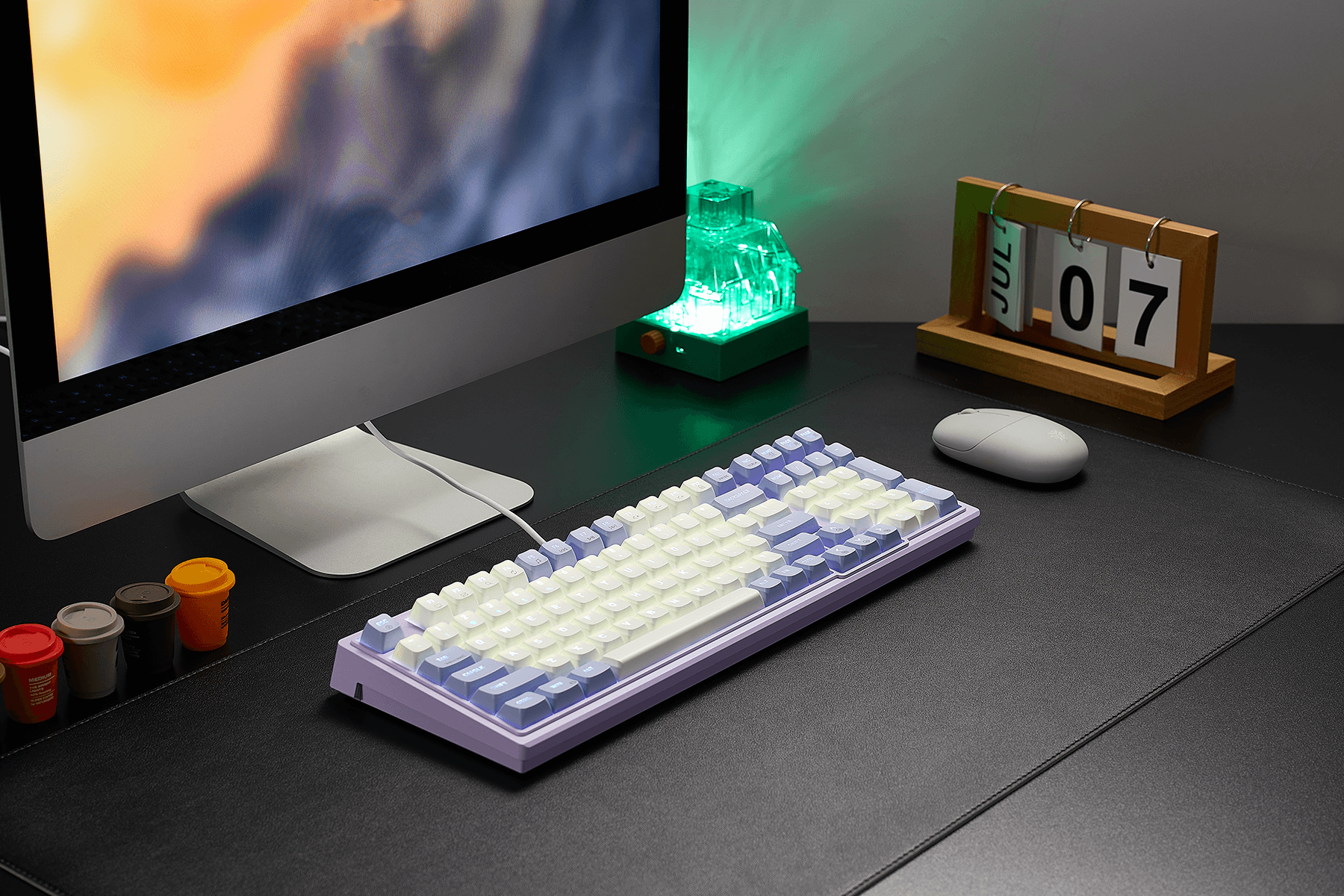 Purple_Rain_M4_Wired_99-Key_Creamy_Thock_96_Keyboard_Desktop_Scene