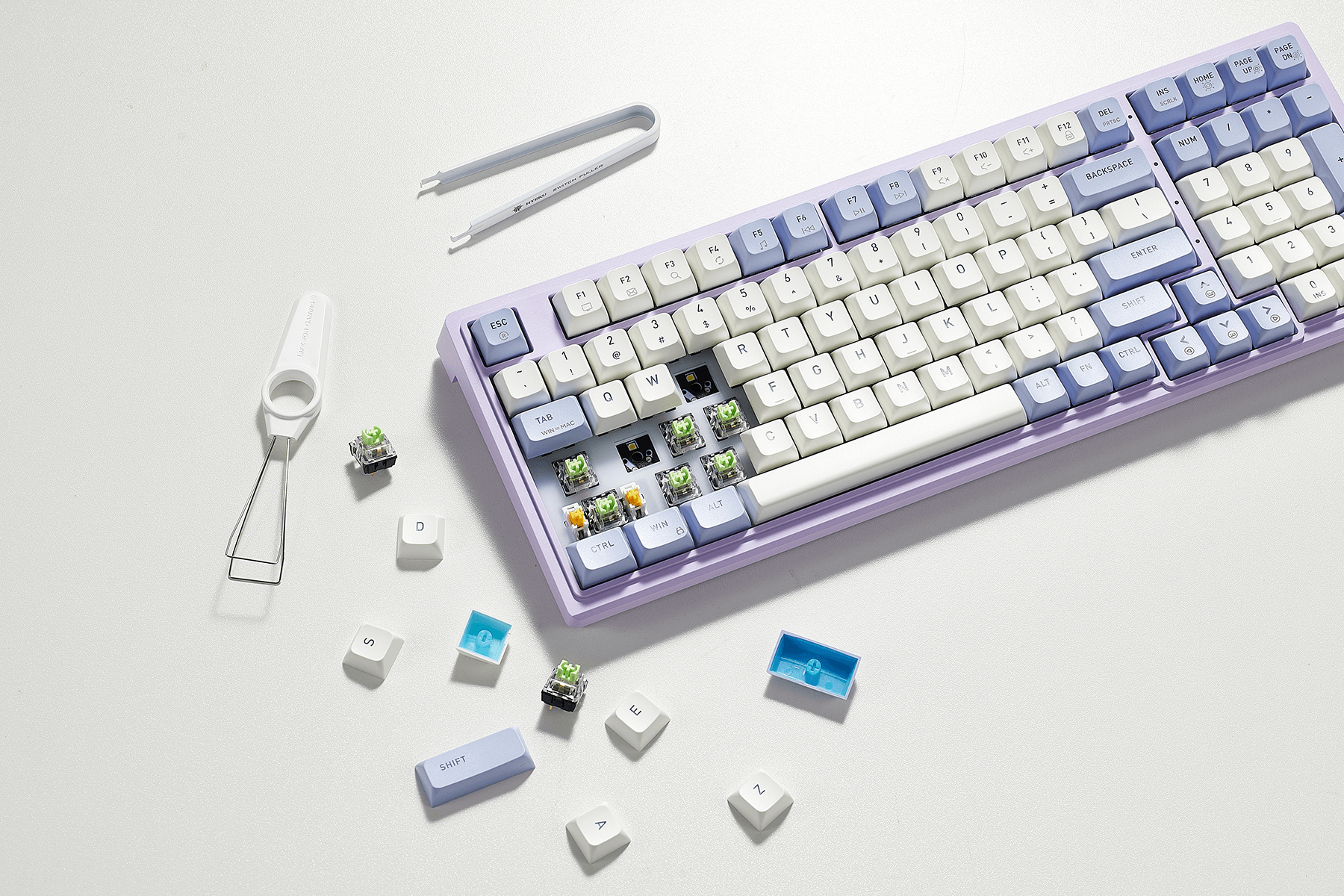 Purple_Rain_M4_Wired_99-Key_Creamy_Thock_96_Keyboard_PBT_Keycaps