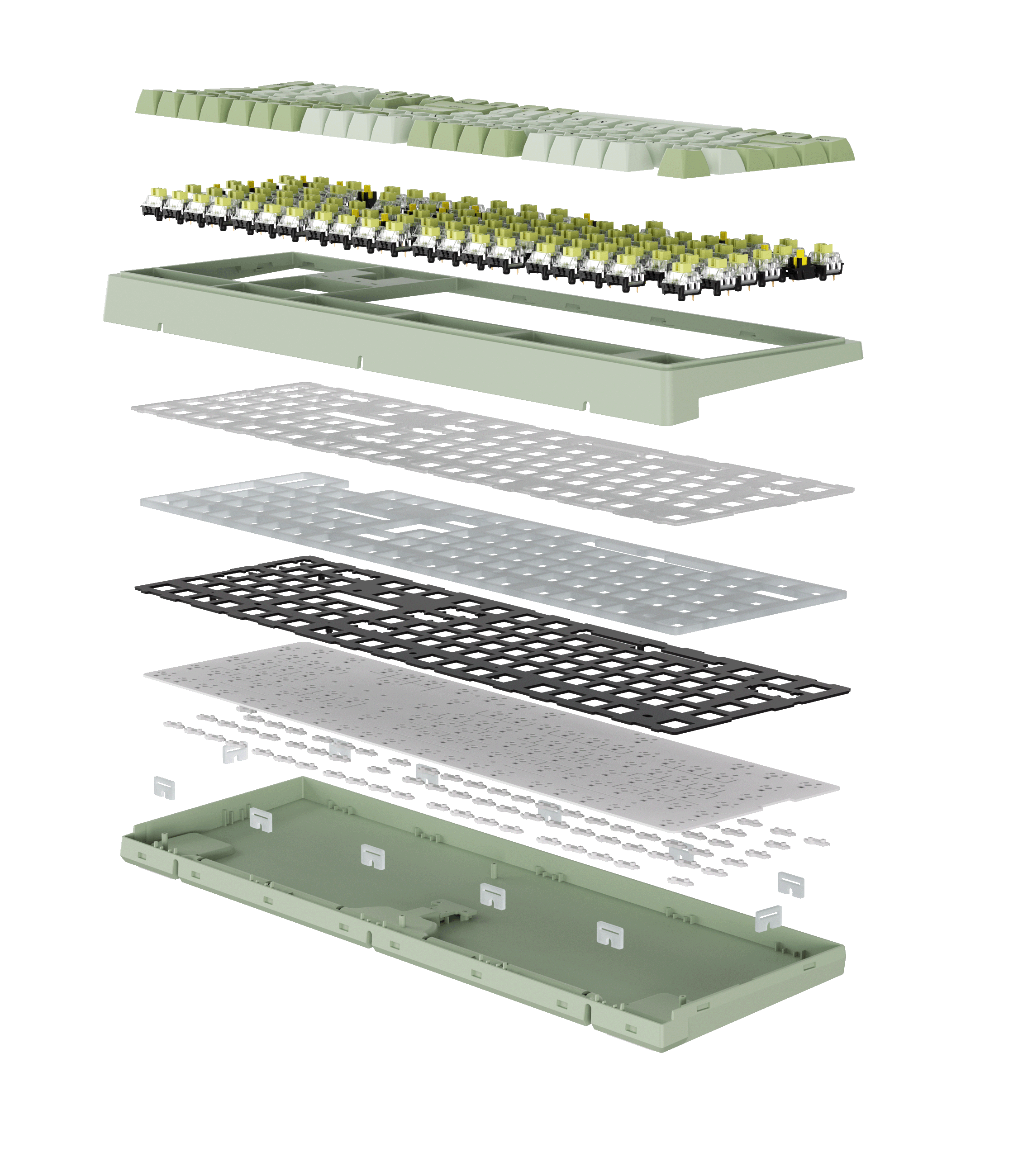 Purple_Rain_M5_Wired_Full_Size_Creamy_Mechanical_Keyboard_Structure_Diagram