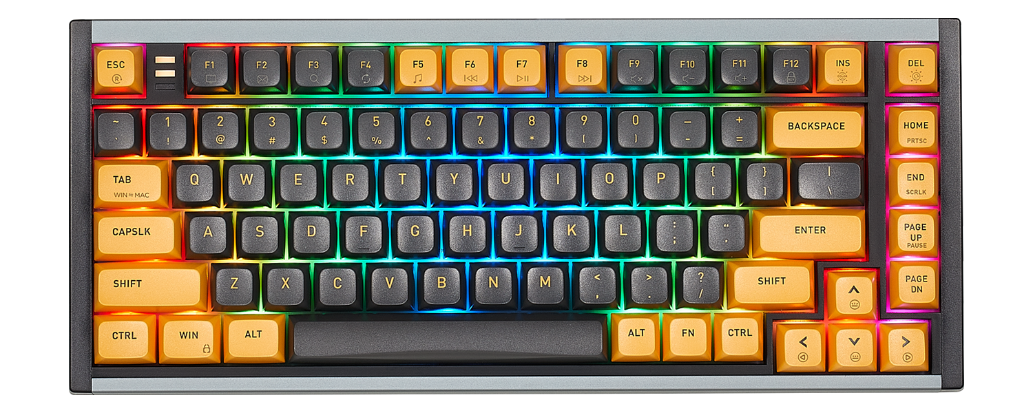 ShadowKey I2 75% TKL Wired RGB Mechanical Gaming Keyboard Hot Spots