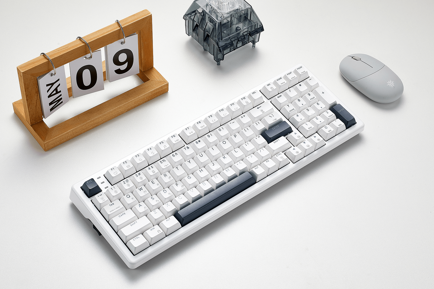 WarpSpeed_E4_Pro_99-Key_RGB_White_Color_Gaming_Keyboard_3-Mode_Connectivity