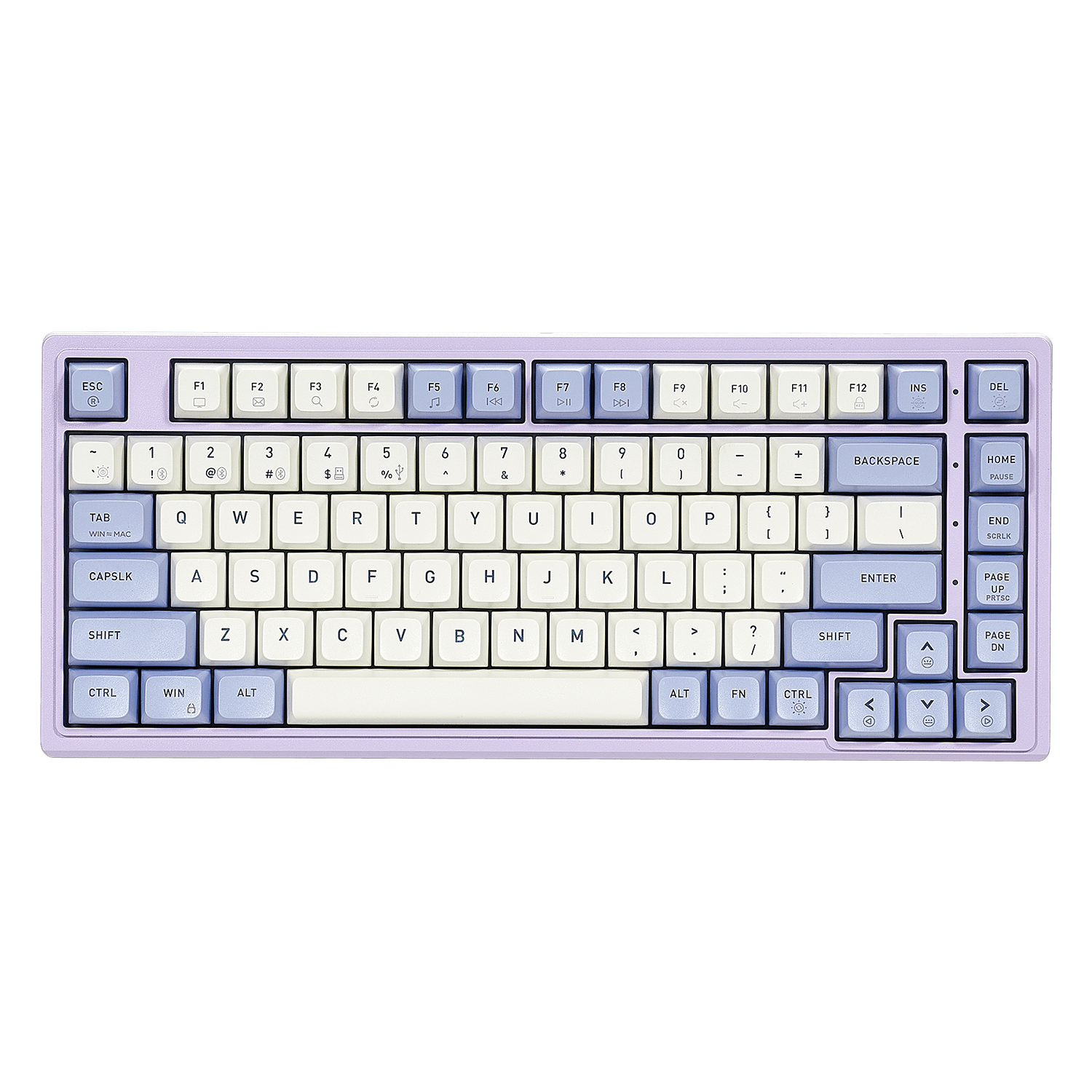 Hexgears creamy compact keyboard for gaming M2 with pastel keys and sleek design