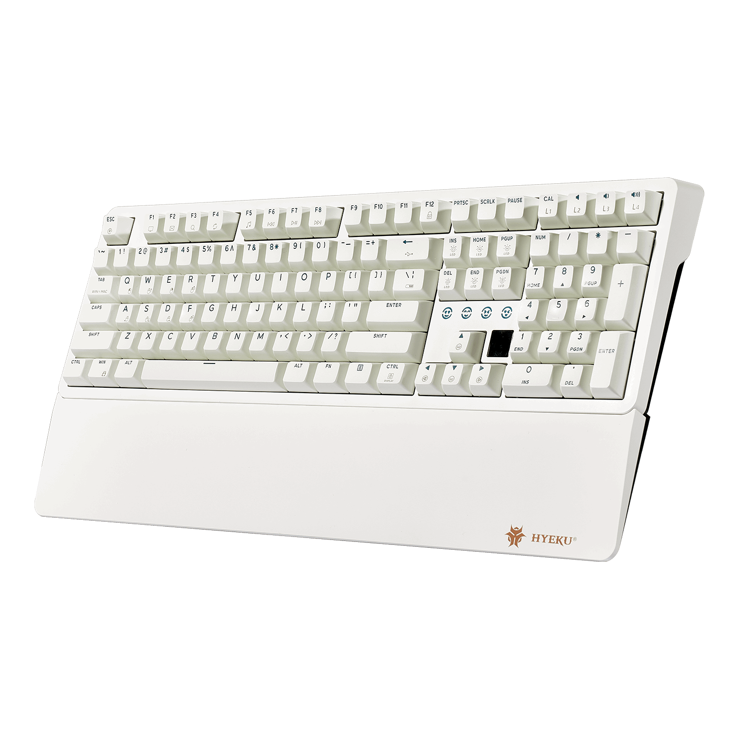 Hexgears Y5 hot-swappable gaming keyboard with customizable keys and ergonomic design
