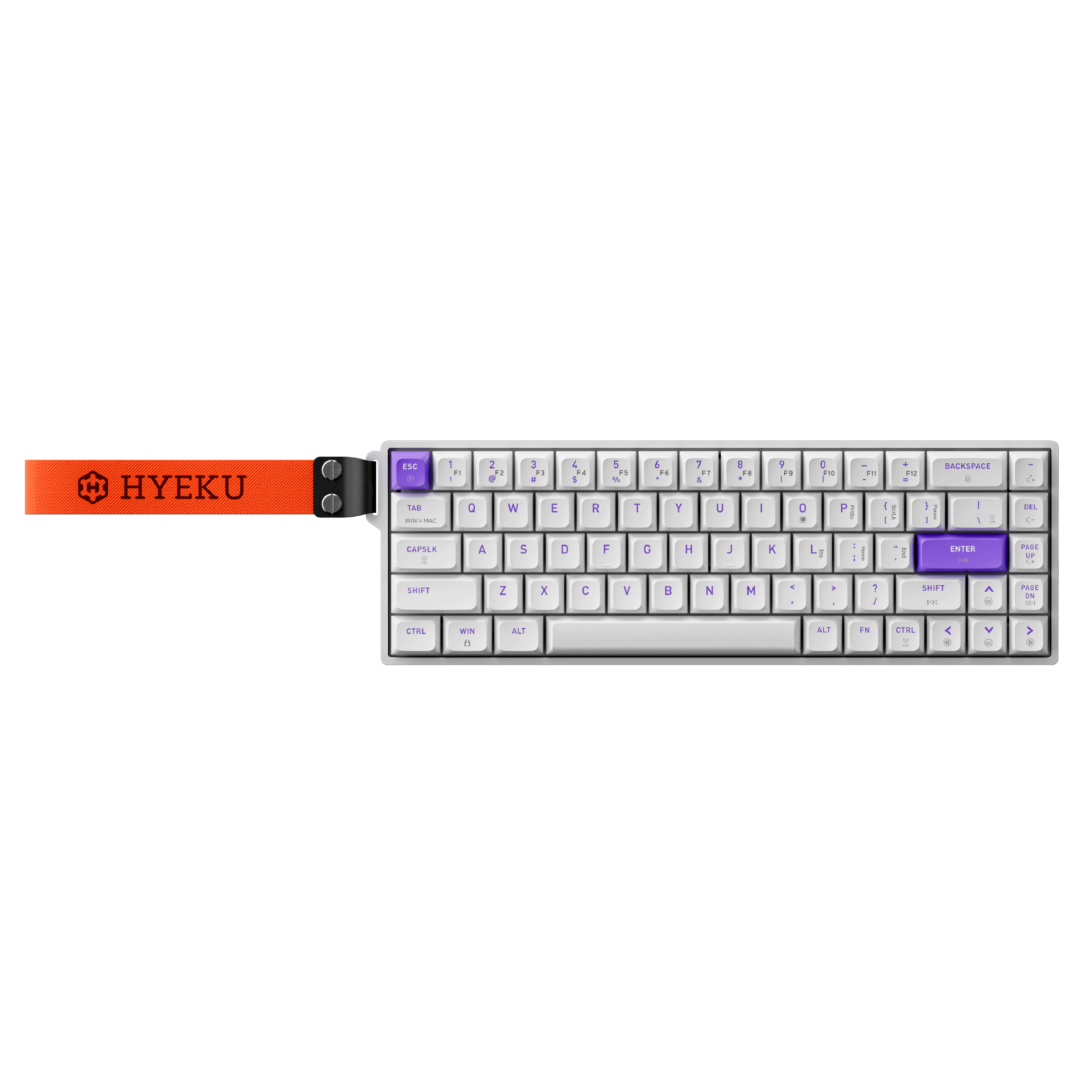 HYEKU HYEKU K22 68 Keys Magnetic Switch Keyboard - Hot-Swappable, RGB Backlit, Wired Mechanical Gaming Keyboard