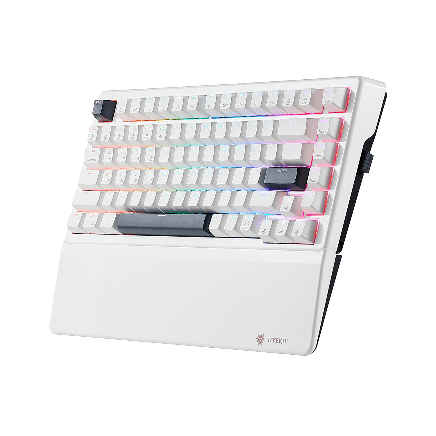 Hexgears E2 Pro tenkeyless keyboard with RGB lighting for enhanced gaming experience