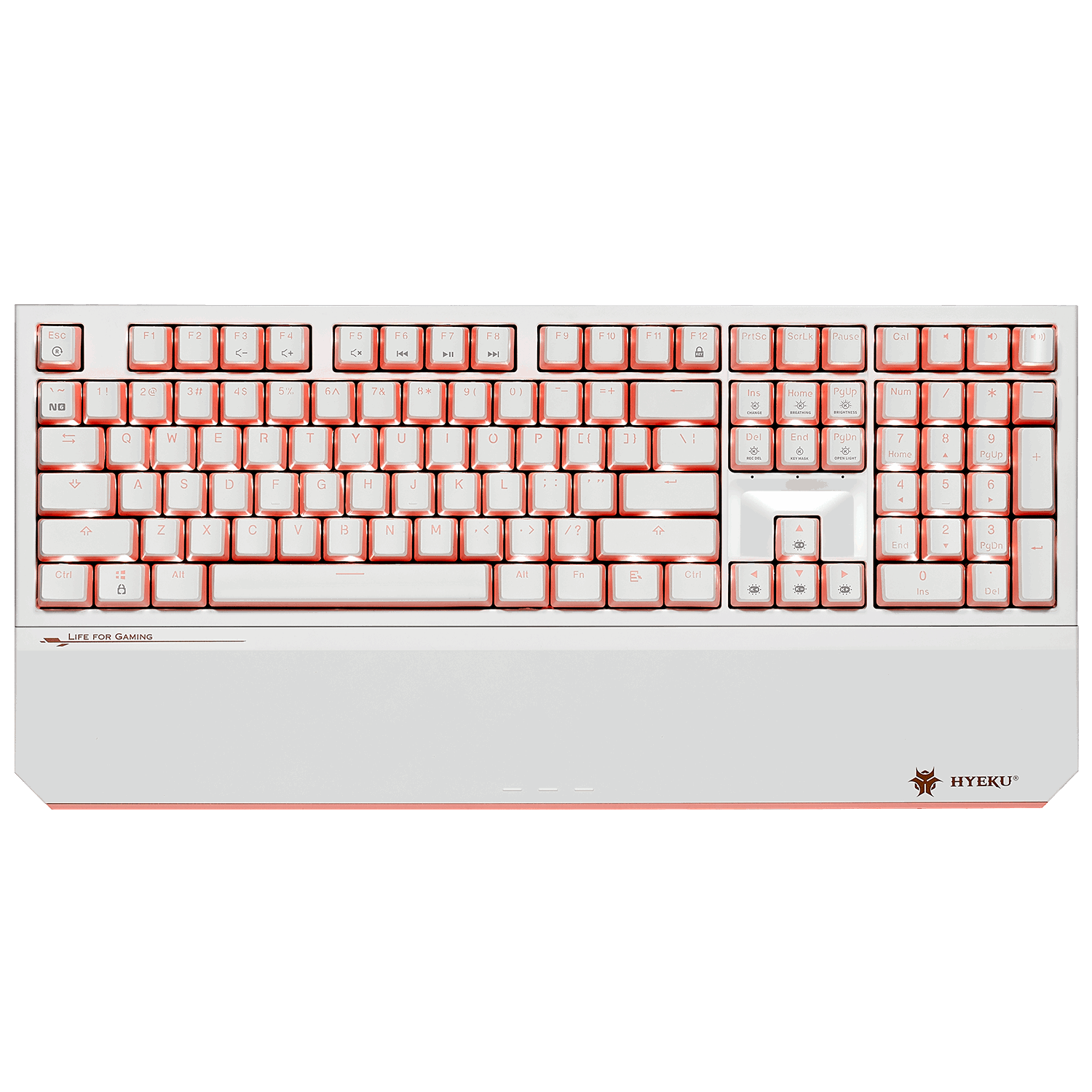 Hexgears PowerBlade X5 108-Key NKRO Wireless Mechanical Keyboard with customizable backlighting