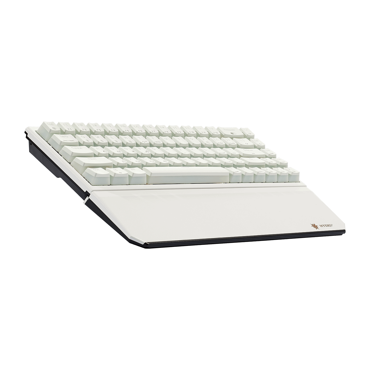 Hexgears PowerBlade X1 Pro keyboard in white color with sleek design and mechanical keys