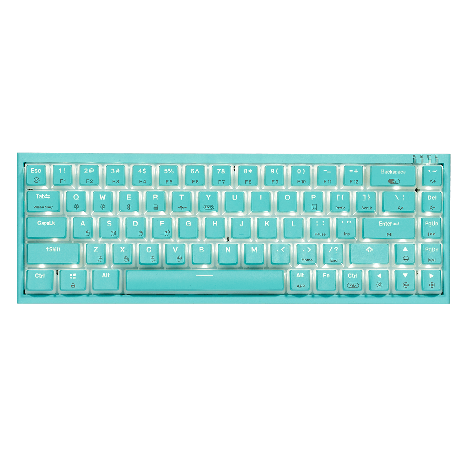 Hexgears PowerBlade X1 Pro keyboard with vibrant backlit keys for enhanced typing experience