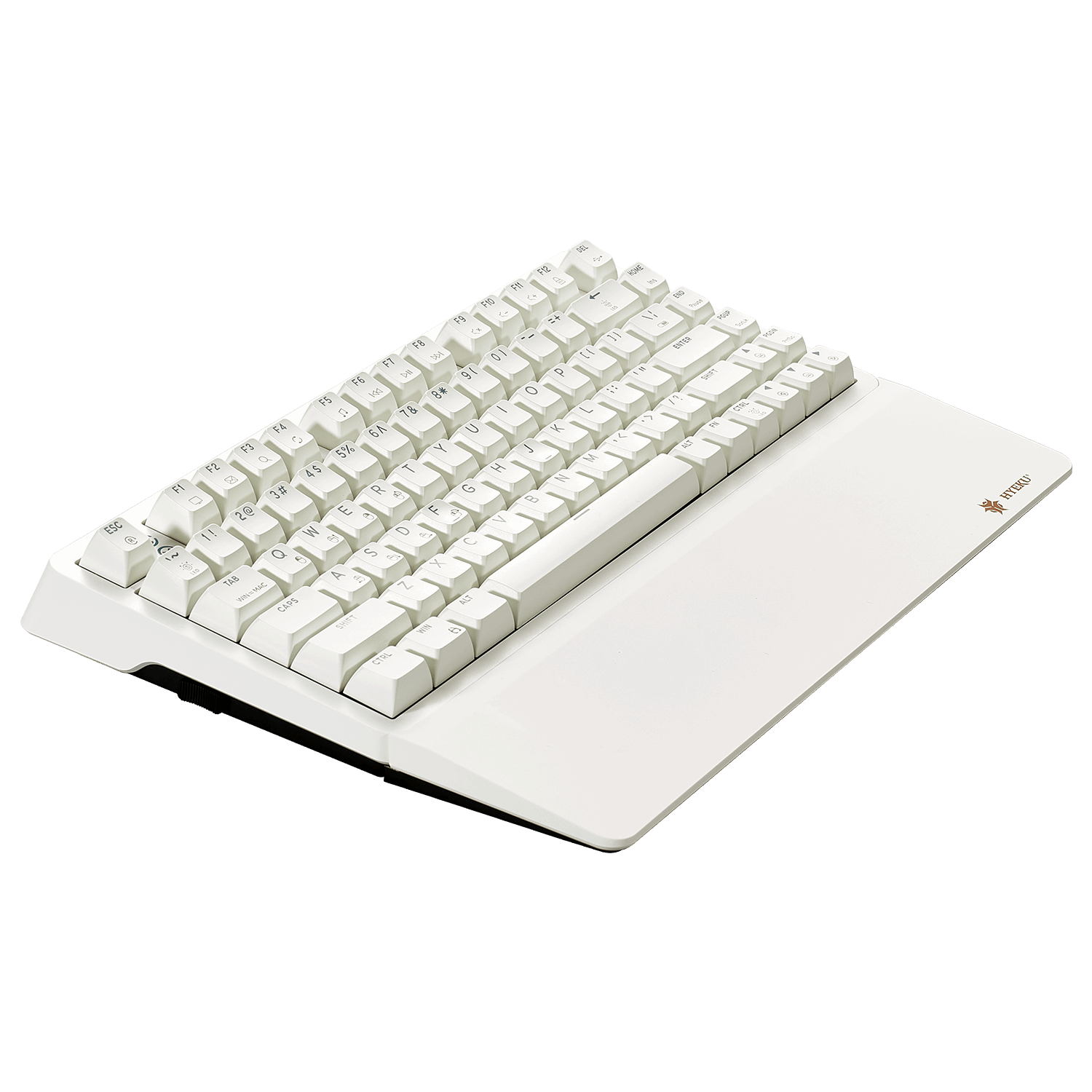 Hexgears RGB 82-key keyboard Y2 in white with a sleek design for gaming and typing