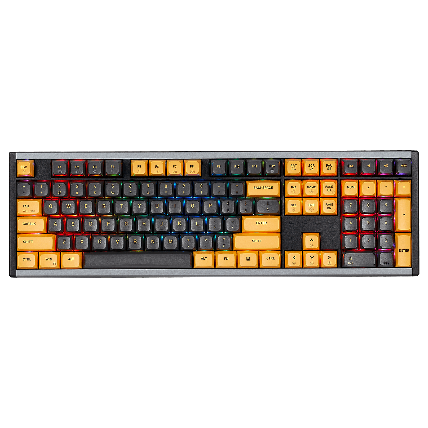 Hexgears ShadowKey I5 mechanical keyboard with vibrant keycaps and customizable functions for gamers