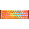 Hexgears Soda orange 68 Key mechanical keyboard with vibrant RGB backlighting