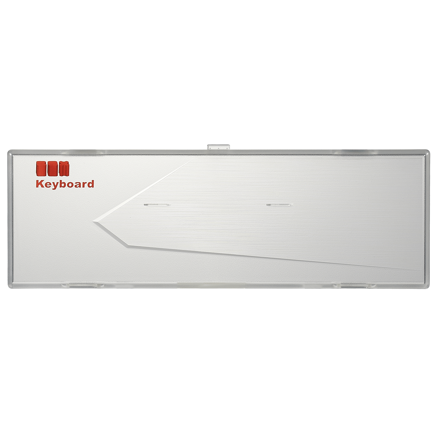 Hexgears Soda Red 68 Key mechanical keyboard with a sleek white design