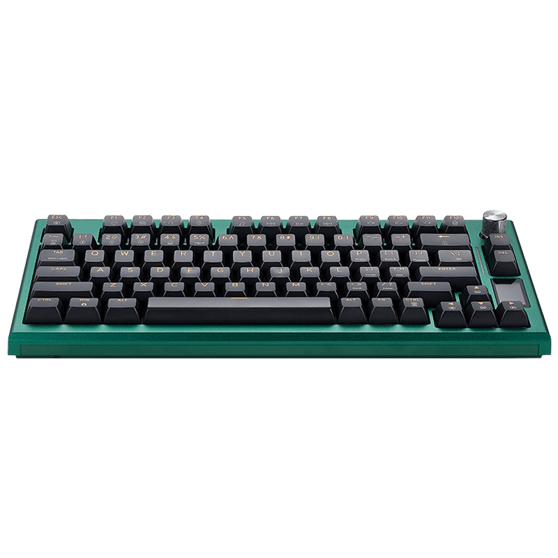Hexgears Synergy Z2 Pro keyboard with mechanical keys and sleek green design