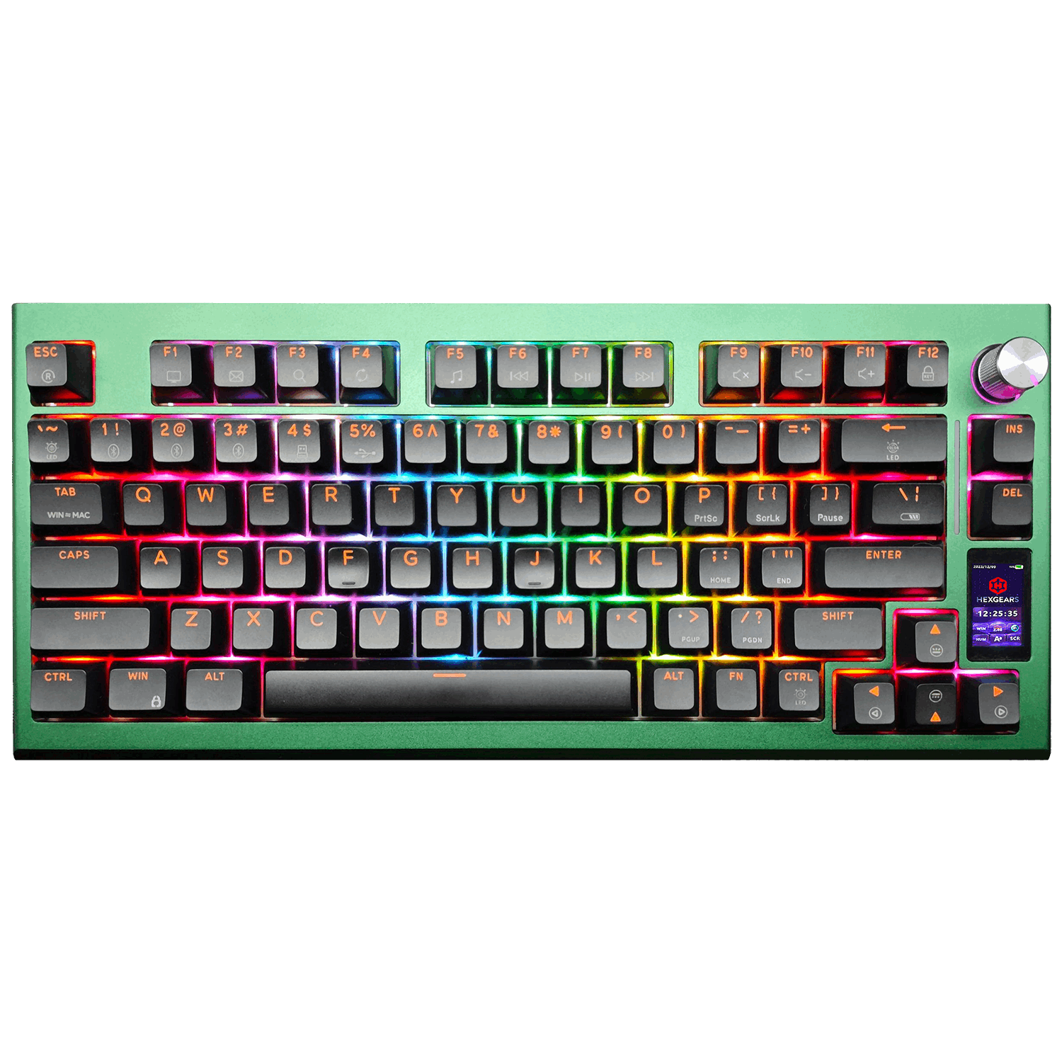 Hexgears Synergy Z2 Pro keyboard with RGB backlighting and customizable key features