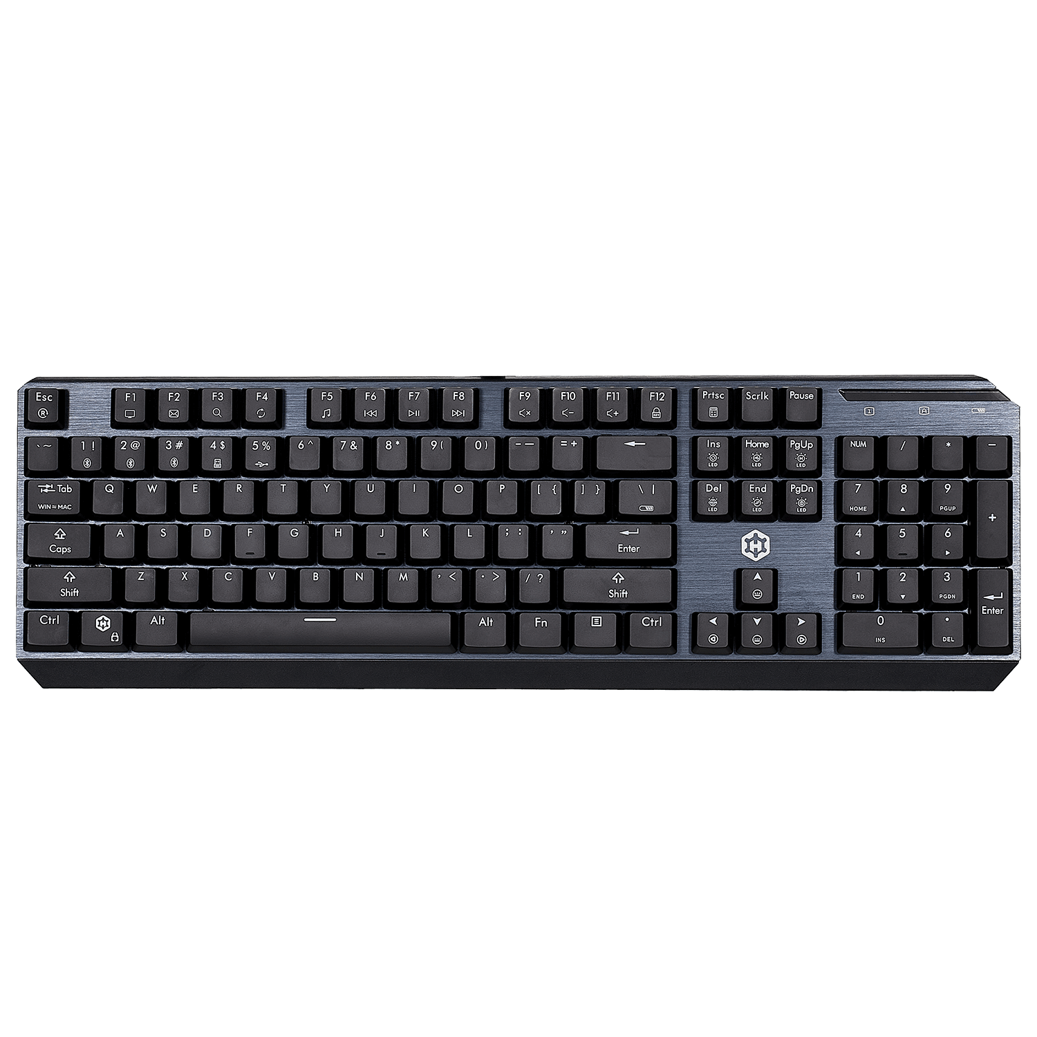 Hexgears 104-keys customizable mechanical keyboard A5 with durable key switches and sleek design
