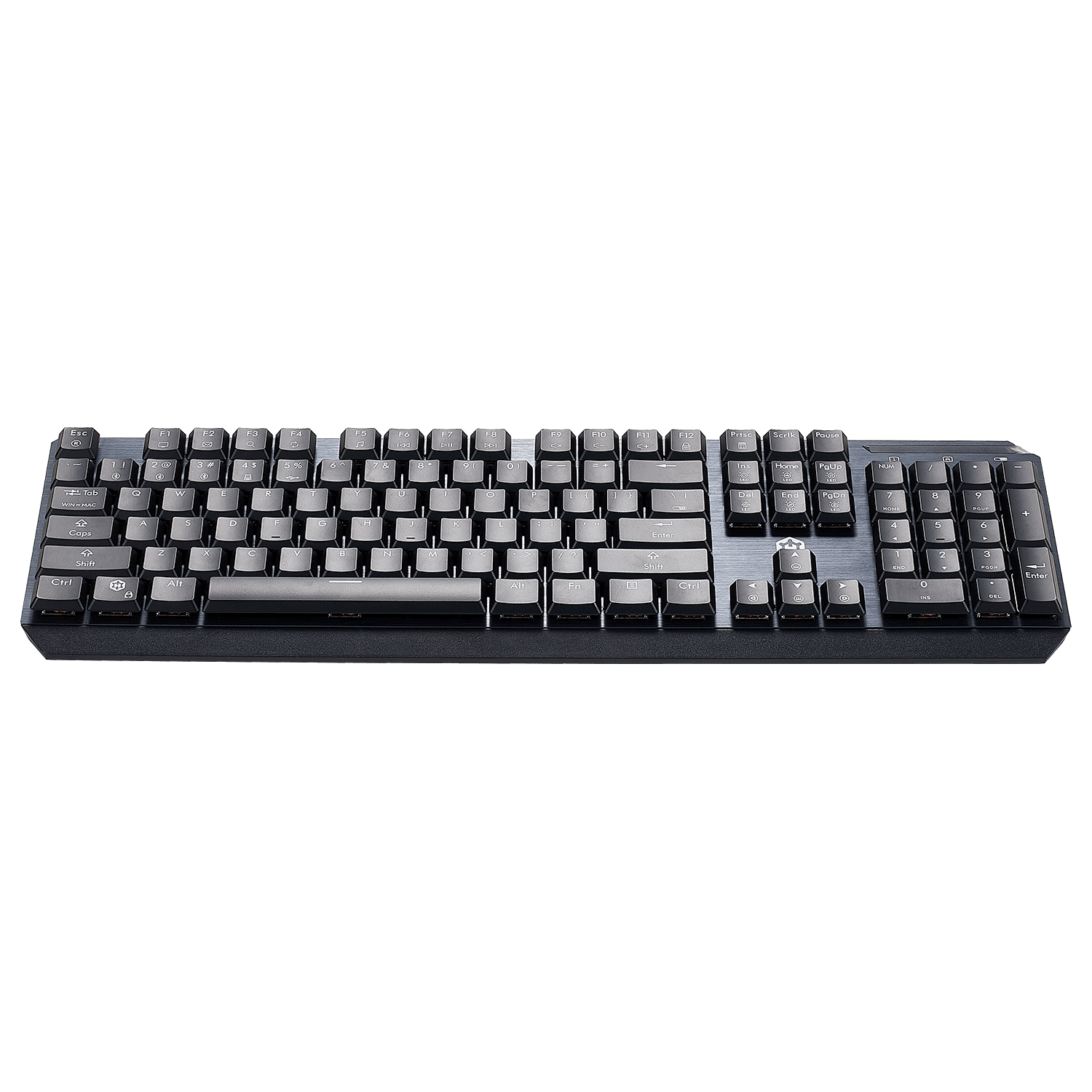 Hexgears 104-keys customizable mechanical keyboard A5 in sleek black design for gamers and typists