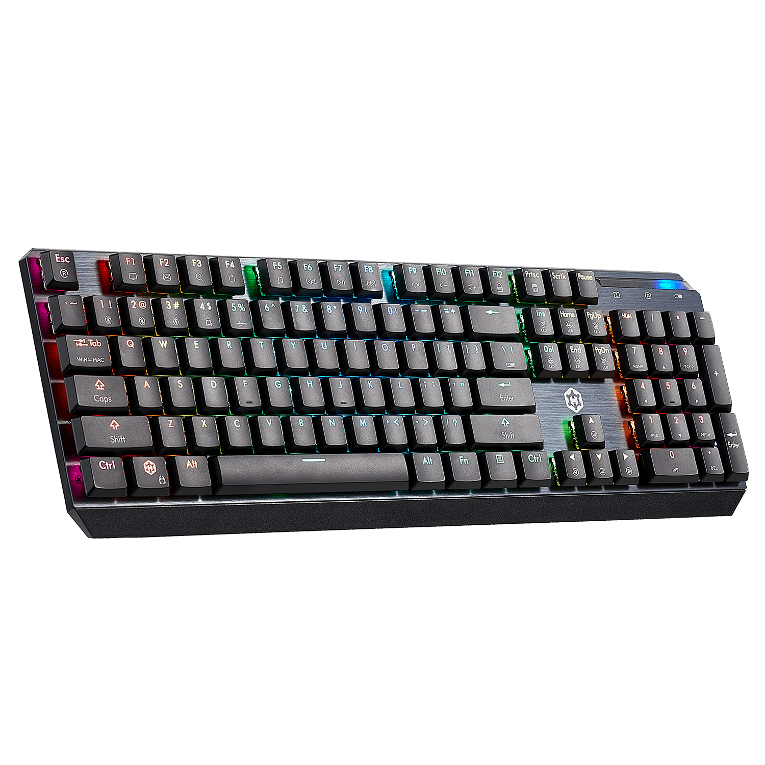 Hexgears A5 104-keys customizable mechanical keyboard with RGB backlighting and compact design