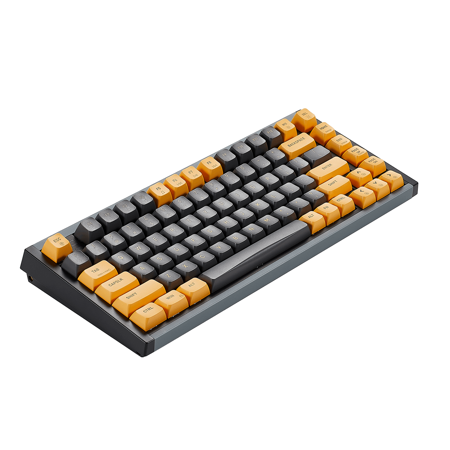 Hexgears wired mechanical keyboard for gamer I2 with vibrant orange and gray keycaps