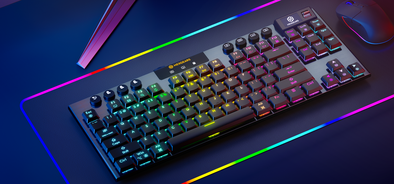 Immersion A3 low profile gaming rgb keyboard