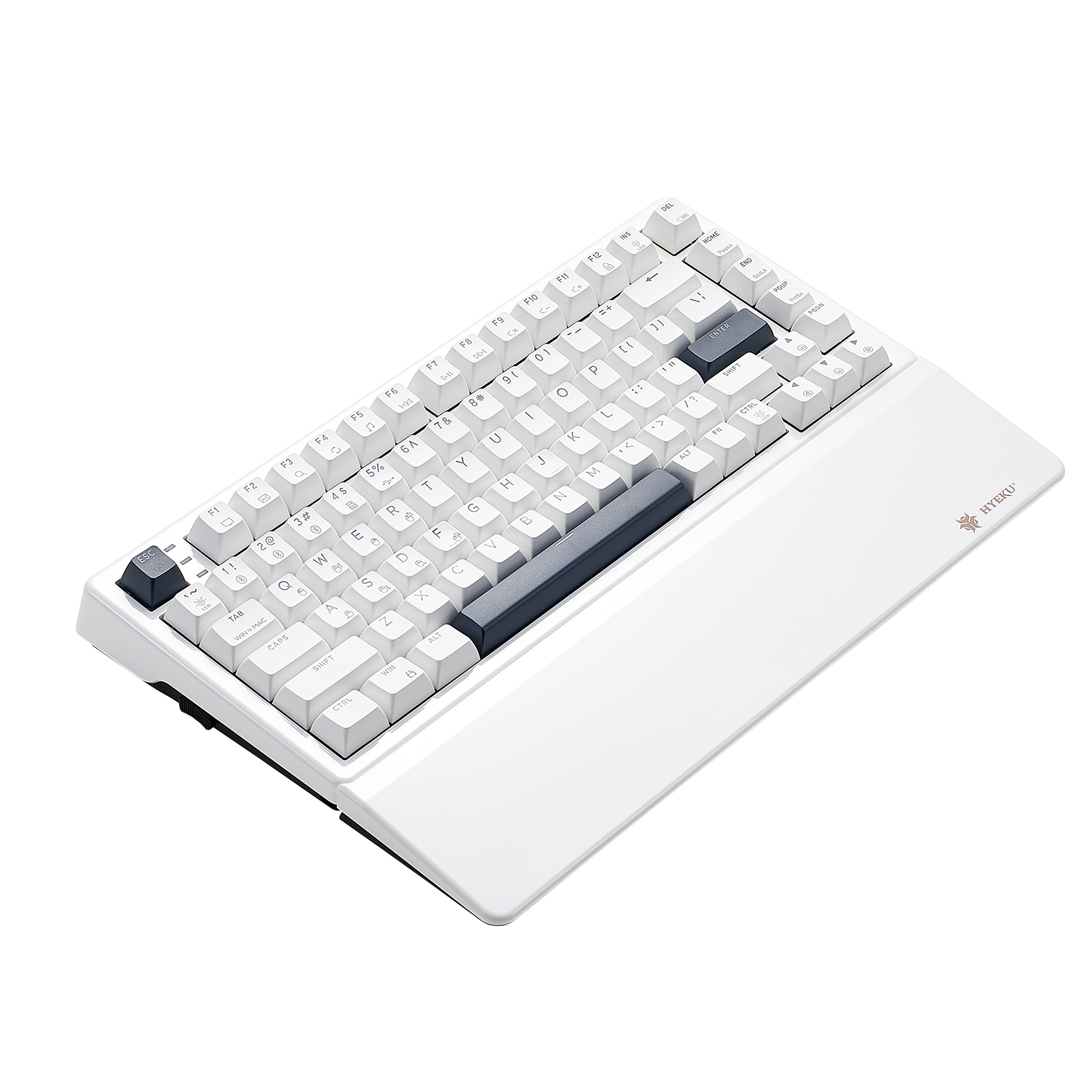 WarpSpeed E2 Pro Wireless Gaming Mechanical Keyboard, TKL, PBT, RGB-White Color-6