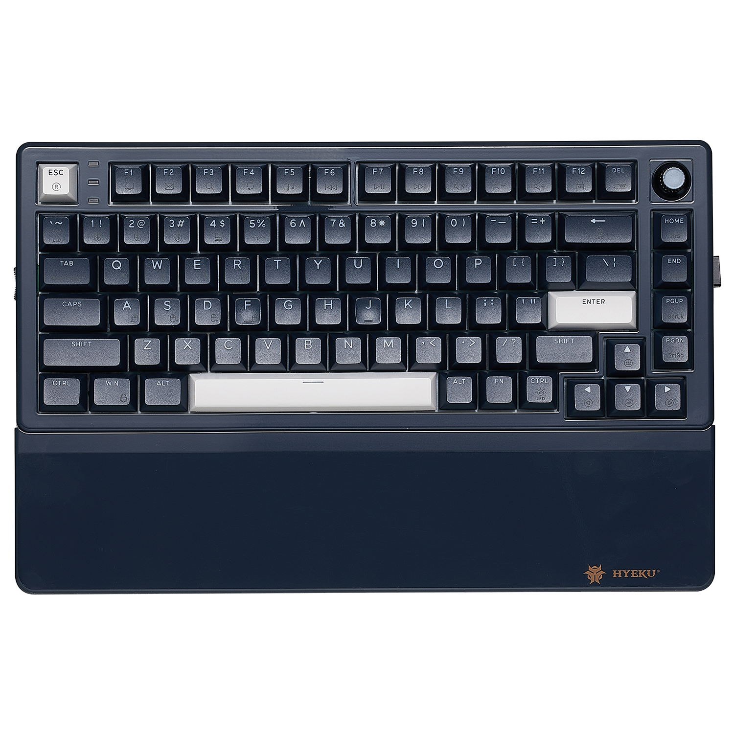 WarpSpeed E2s Pro TKL Wireless Gaming Mechanical Keyboard, Analog Dial, PBT-Blue Color-1