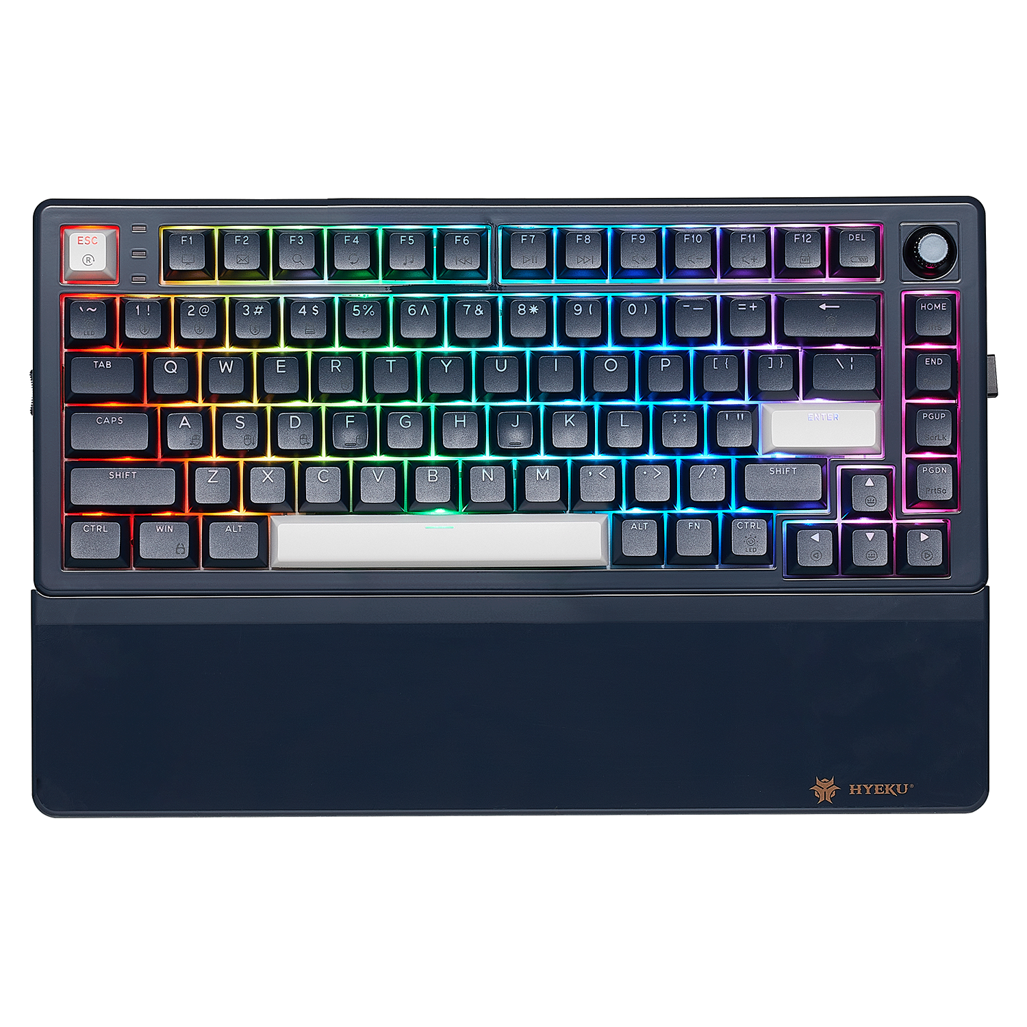 WarpSpeed E2s Pro TKL Wireless Gaming Mechanical Keyboard, Analog Dial, PBT