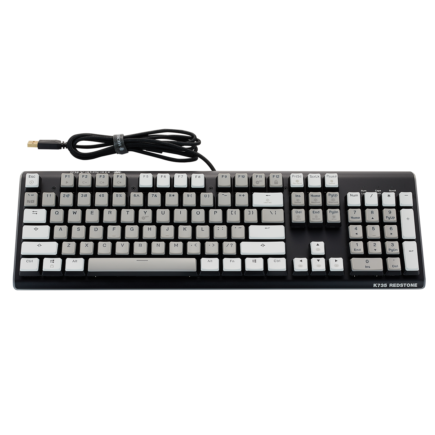 DeathStrike GK735 Redstone Wired Mechanical Gaming Keyboard, BOX Switches, PBT-2