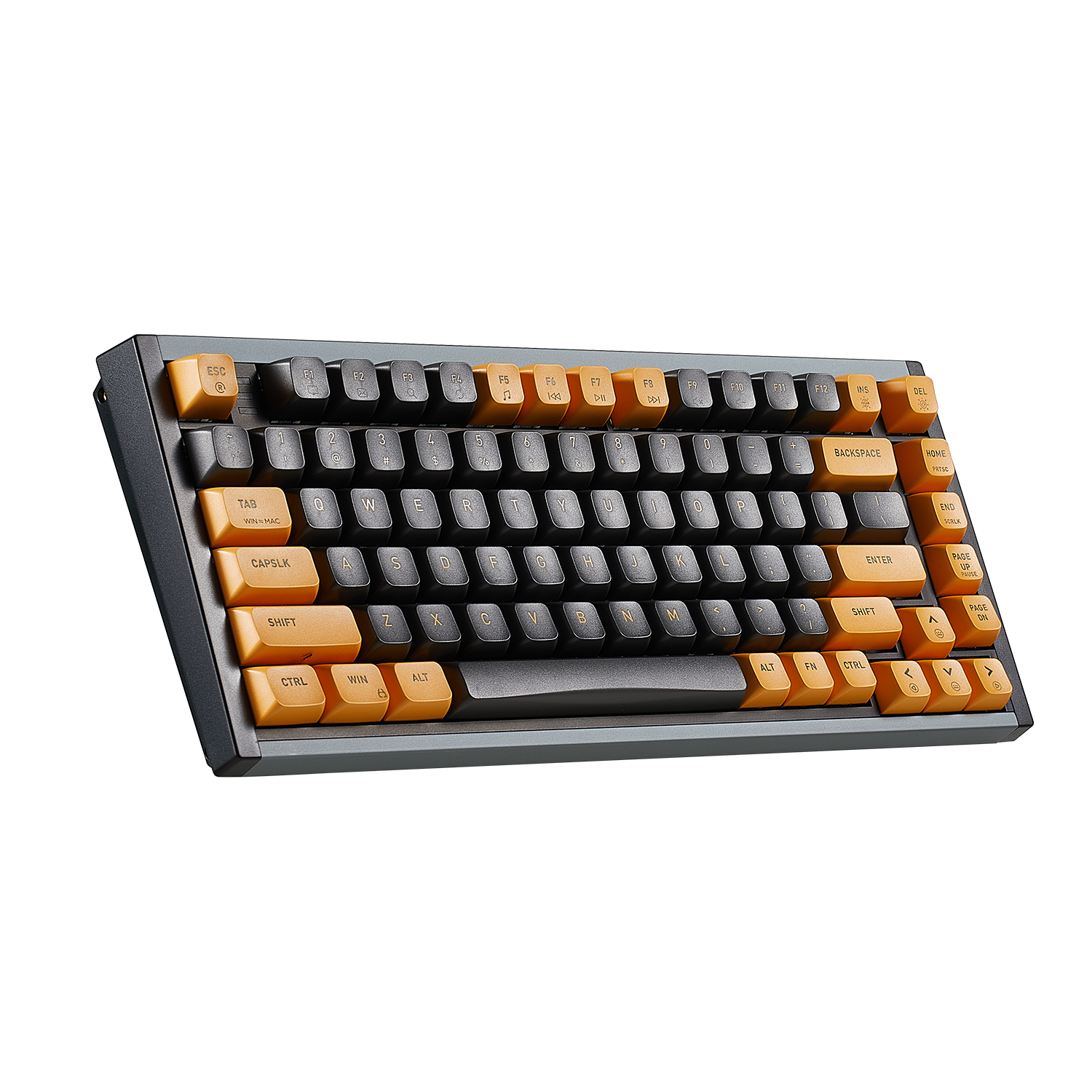 ShadowKey I2 Wired 75% RGB Mechanical Gaming Keyboard-Gray & Yellow Color-2