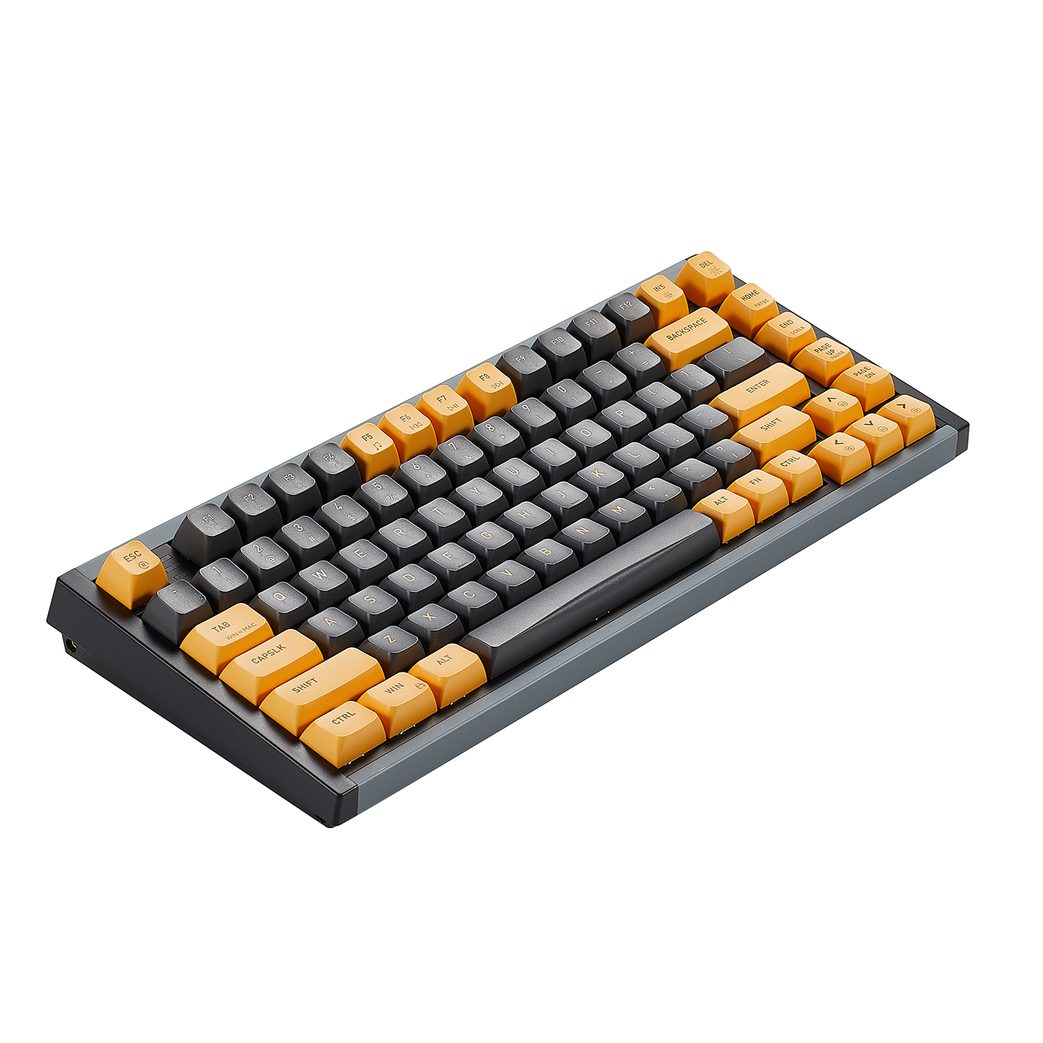 ShadowKey I2 Wired 75% RGB Mechanical Gaming Keyboard-Gray & Yellow Color-4