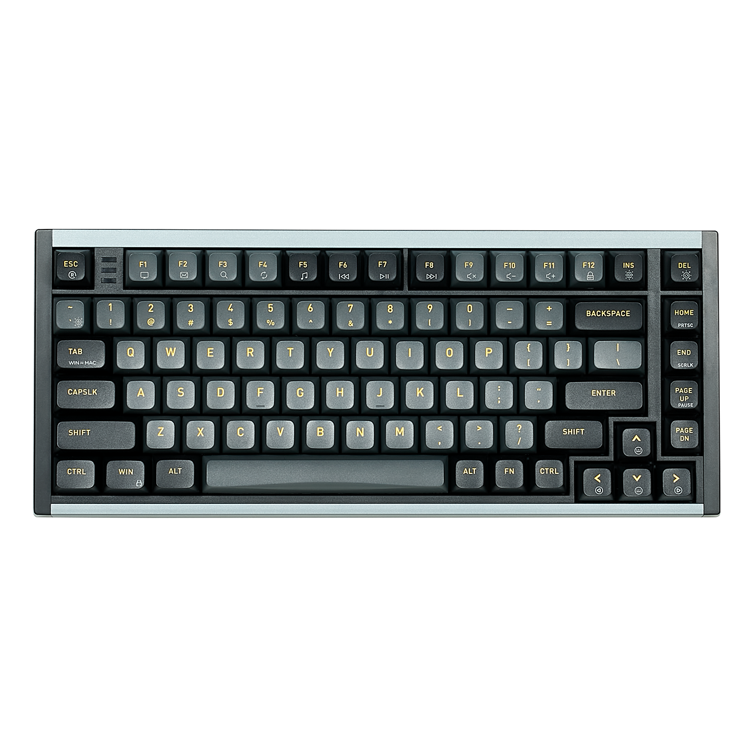 ShadowKey I2 Wired 75% RGB Mechanical Gaming Keyboard-Black & Gray Color