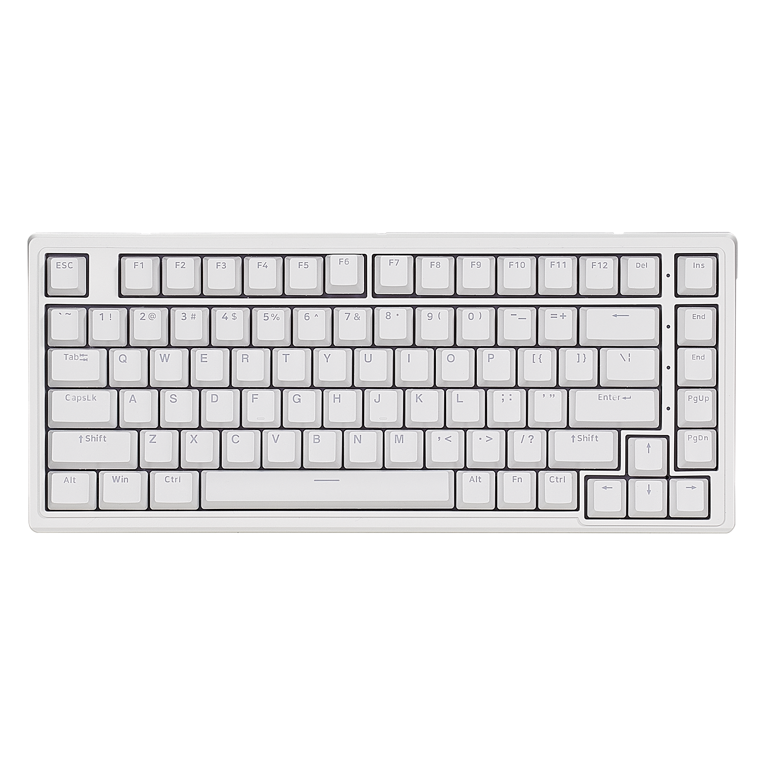 Purple Rain M2 Creamy Mechanical Keyboard, TKL, PBT-White Color