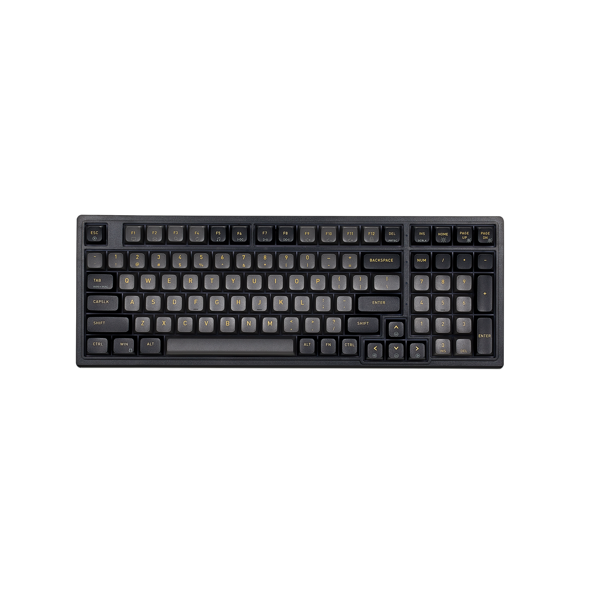 Purple Rain M4 99-Key Creamy Mechanical Keyboard for Typists