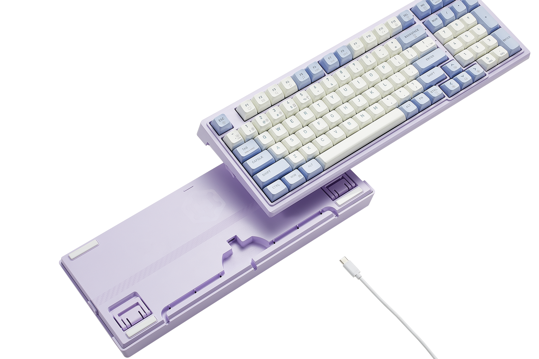 Purple Rain M2 Creamy Compact TKL Keyboard