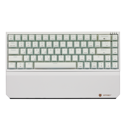 PowerBlade X1 Pro Wireless 65% Mechanical Keyboard, PBT-White Pudding Color