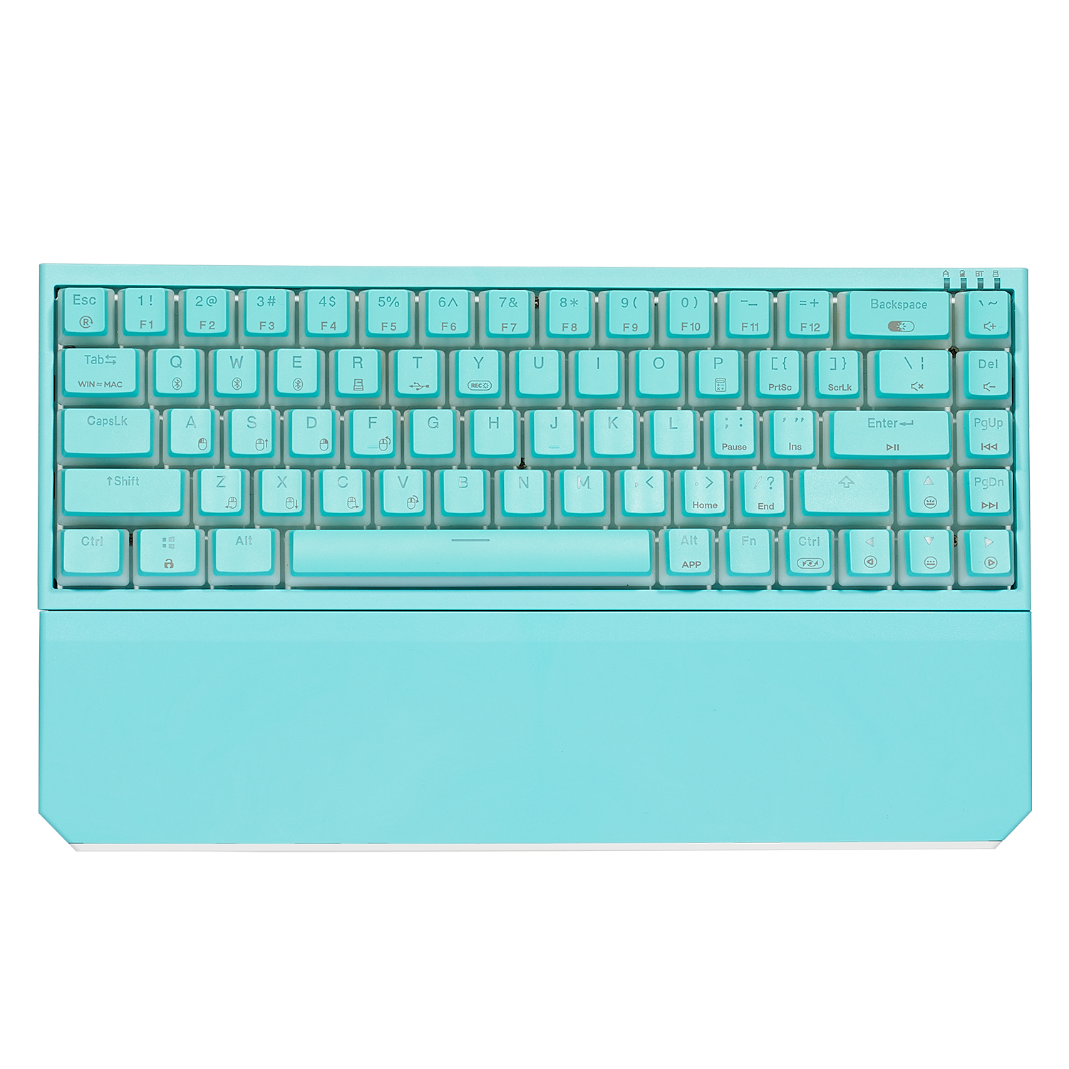 PowerBlade X1 Pro Wireless 65% Mechanical Keyboard, PBT-Tiffany Ice Cream Color