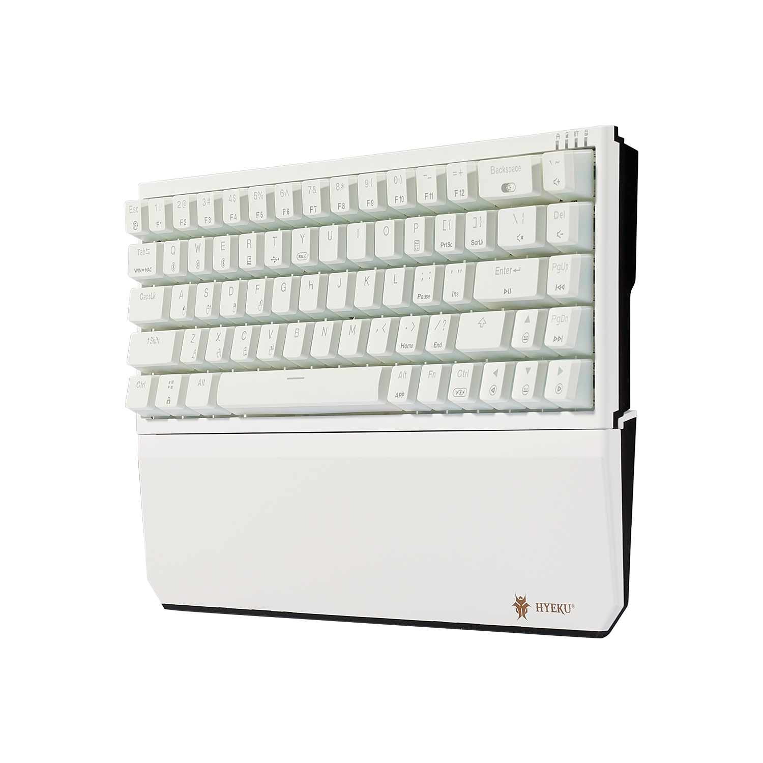 PowerBlade X1 Pro Wireless 65% Mechanical Keyboard, PBT-White Pudding Color-2