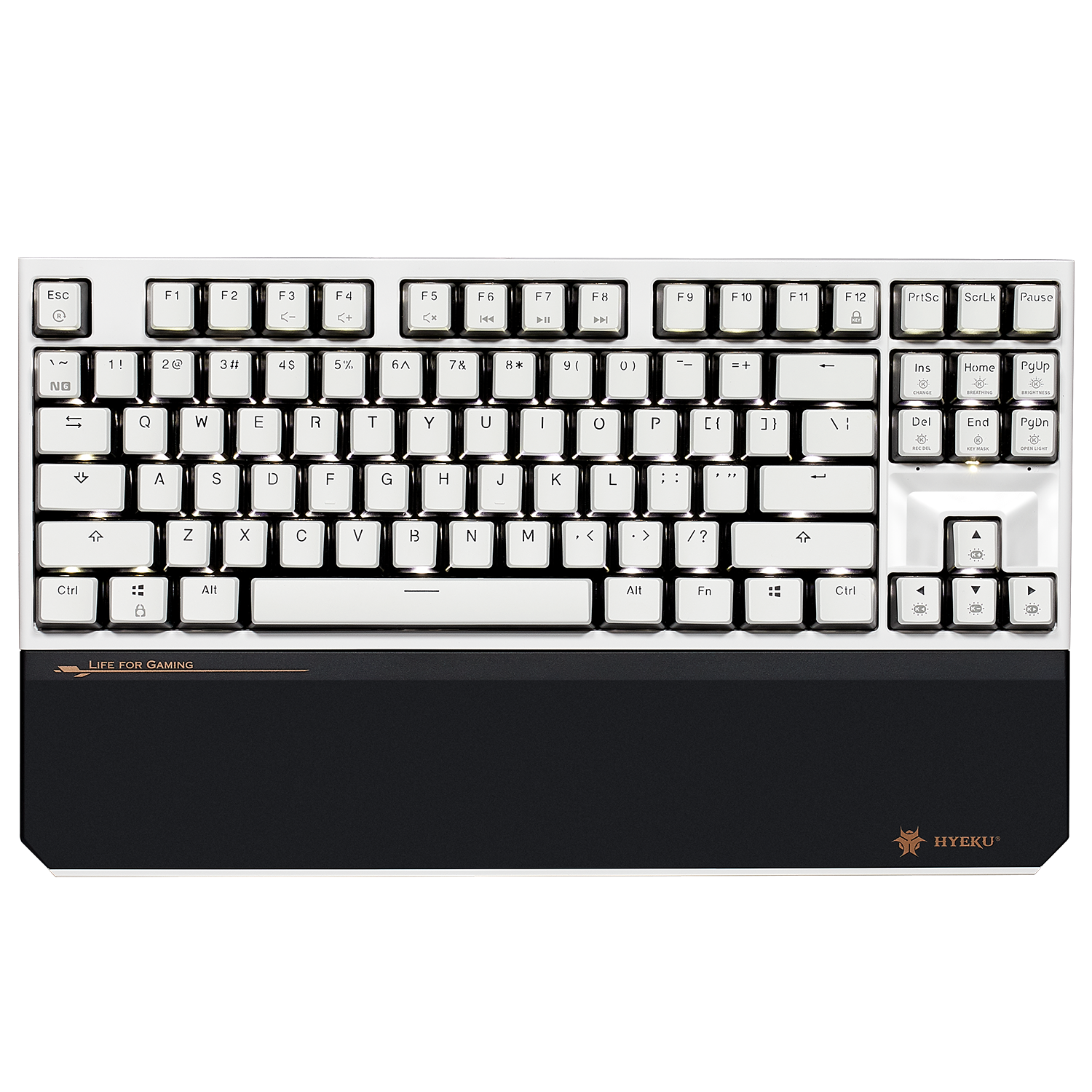 PowerBlade X3 TKL Wireless Mechanical Keyboard, BOX Switches, PBT, NKRO-White & Black Color